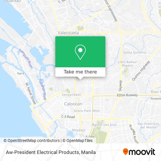 Aw-President Electrical Products map