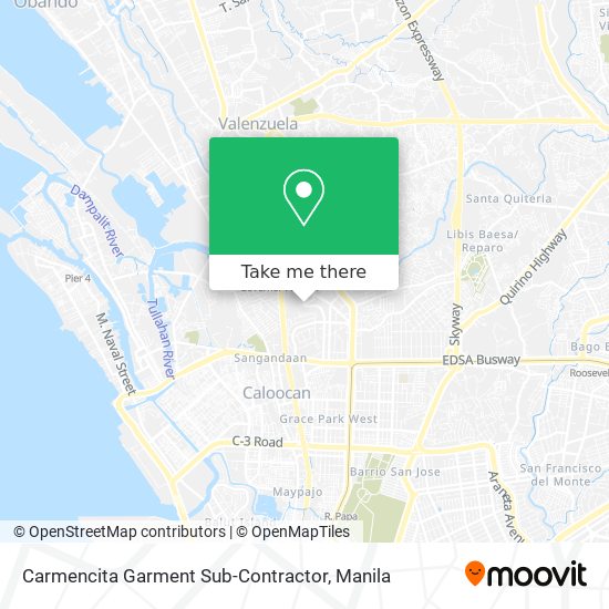 Carmencita Garment Sub-Contractor map