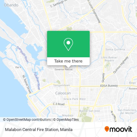 Malabon Central Fire Station map