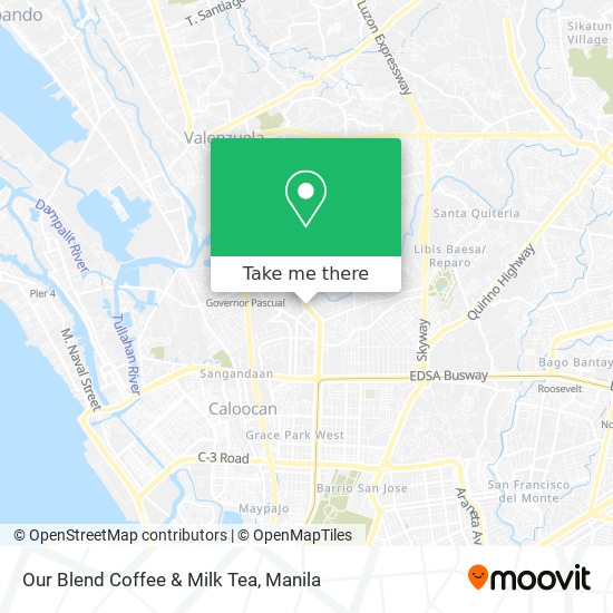 Our Blend Coffee & Milk Tea map