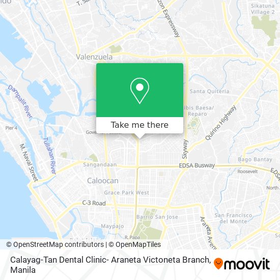 Calayag-Tan Dental Clinic- Araneta Victoneta Branch map