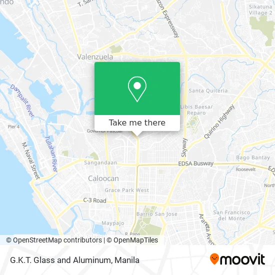 G.K.T. Glass and Aluminum map