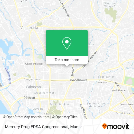 Mercury Drug EDSA Congressional map