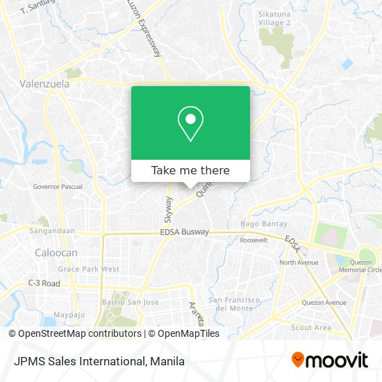 JPMS Sales International map
