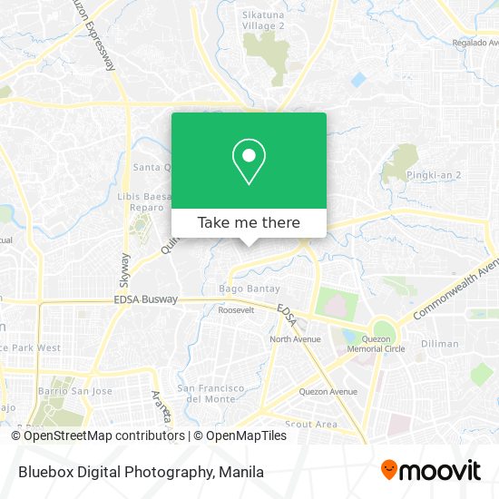 Bluebox Digital Photography map