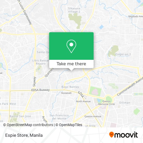 Espie Store map