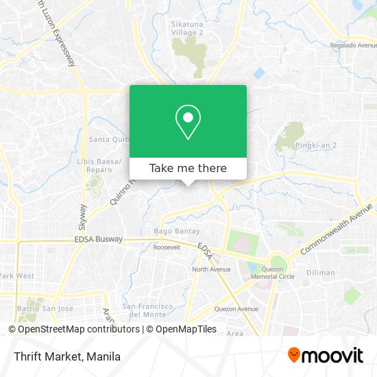 Thrift Market map