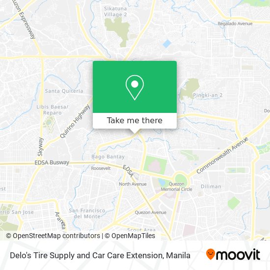 Delo's Tire Supply and Car Care Extension map
