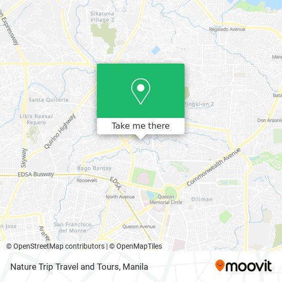 Nature Trip Travel and Tours map