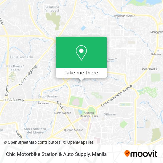 Chic Motorbike Station & Auto Supply map