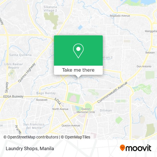 Laundry Shops map