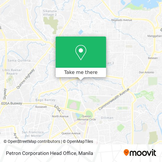 Petron Corporation Head Office map