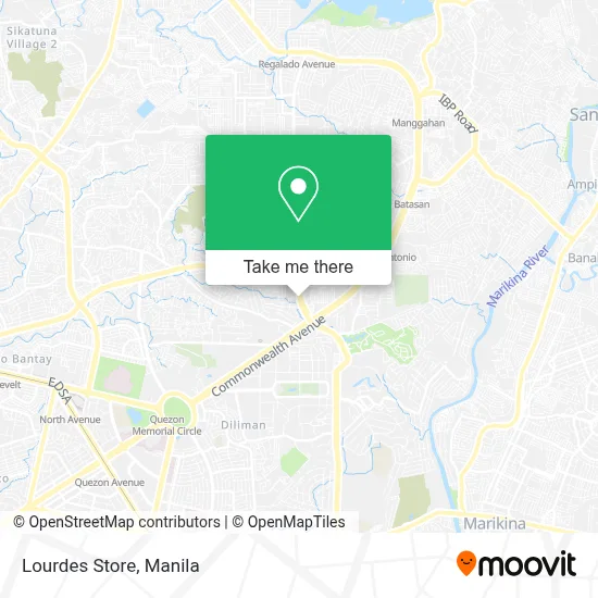 Lourdes Store map