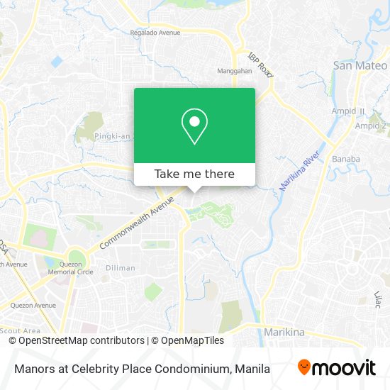 Manors at Celebrity Place Condominium map