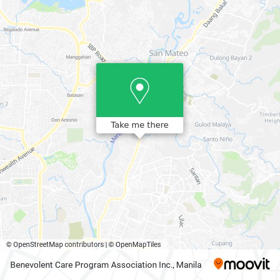 Benevolent Care Program Association Inc. map