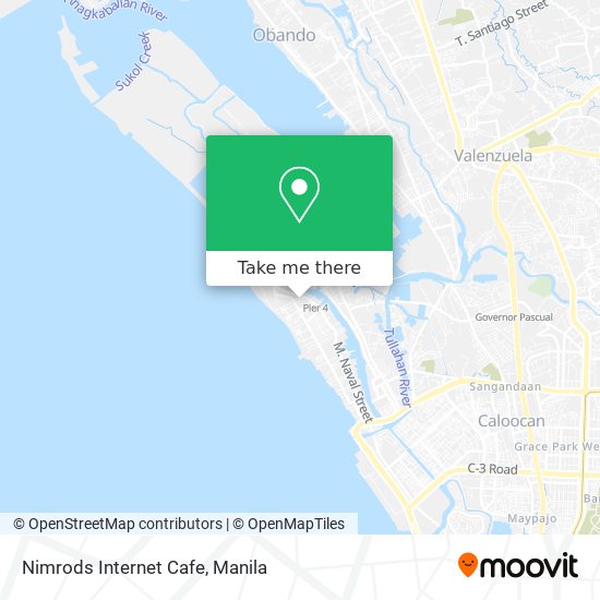 Nimrods Internet Cafe map