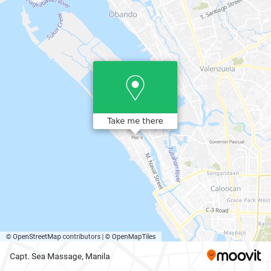 Capt. Sea Massage map