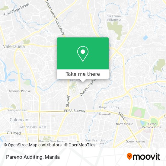 Pareno Auditing map