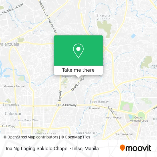 Ina Ng Laging Saklolo Chapel - Inlsc map