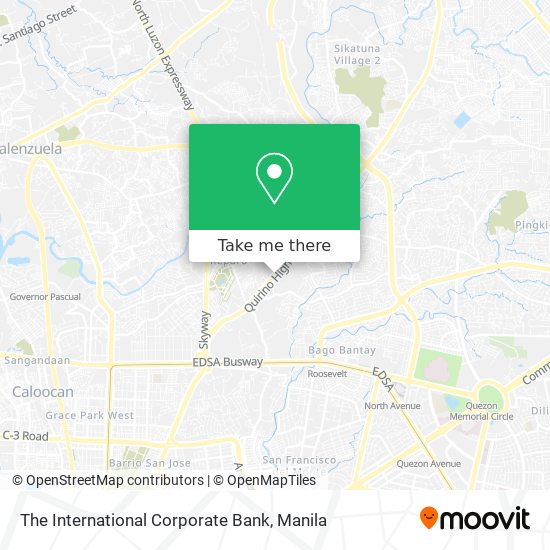 The International Corporate Bank map