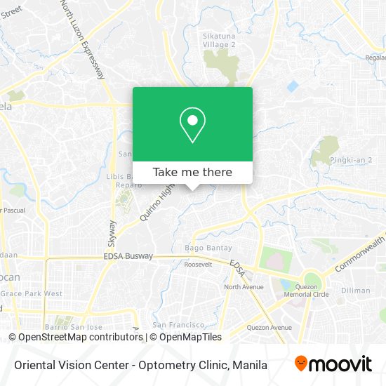 Oriental Vision Center - Optometry Clinic map