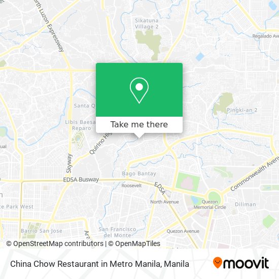 China Chow Restaurant in Metro Manila map