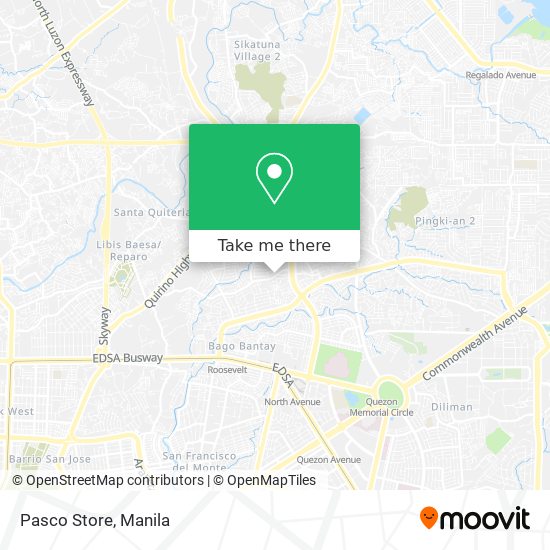 Pasco Store map