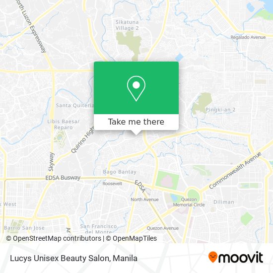 Lucys Unisex Beauty Salon map