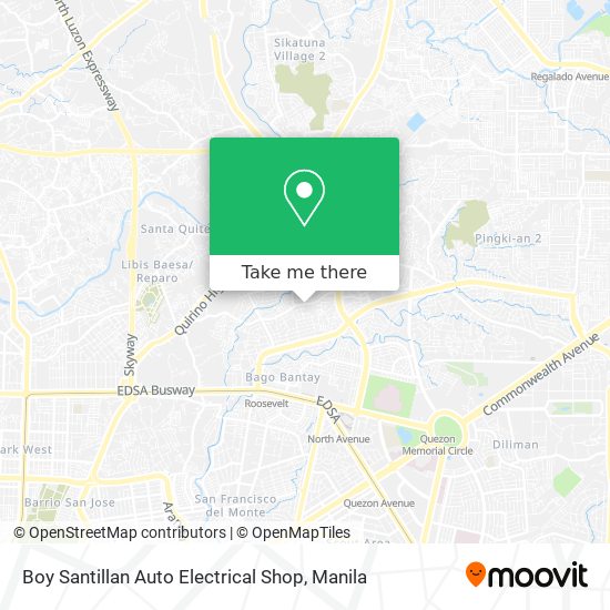 Boy Santillan Auto Electrical Shop map