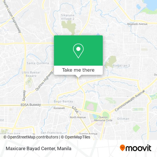 Maxicare Bayad Center map