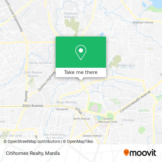 Citihomes Realty map