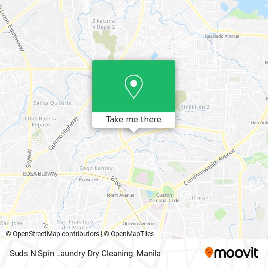 Suds N Spin Laundry Dry Cleaning map