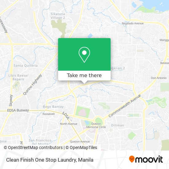 Clean Finish One Stop Laundry map