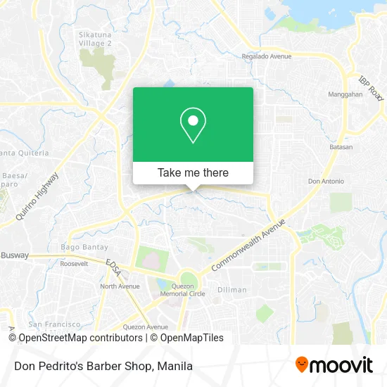 Don Pedrito's Barber Shop map