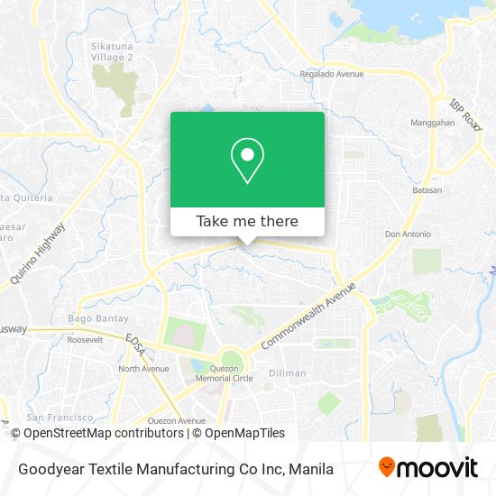 Goodyear Textile Manufacturing Co Inc map