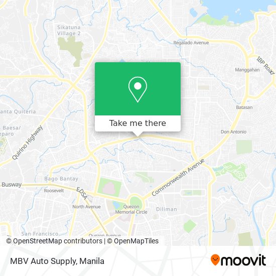 MBV Auto Supply map