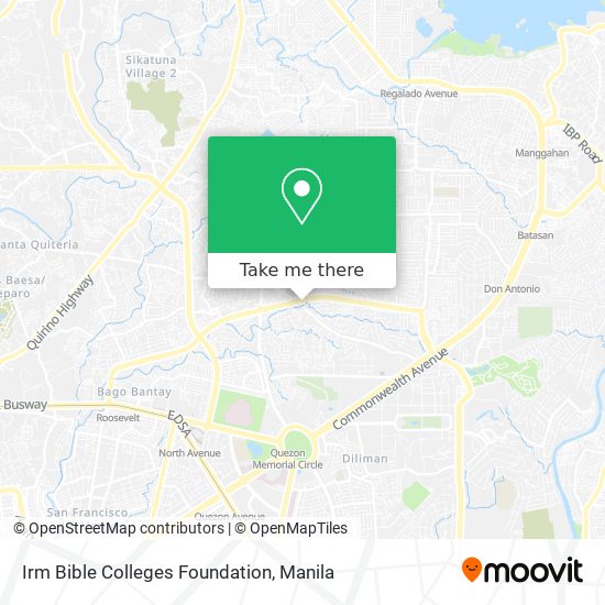 Irm Bible Colleges Foundation map