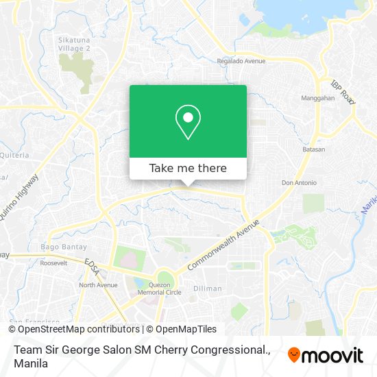 Team Sir George Salon SM Cherry Congressional. map