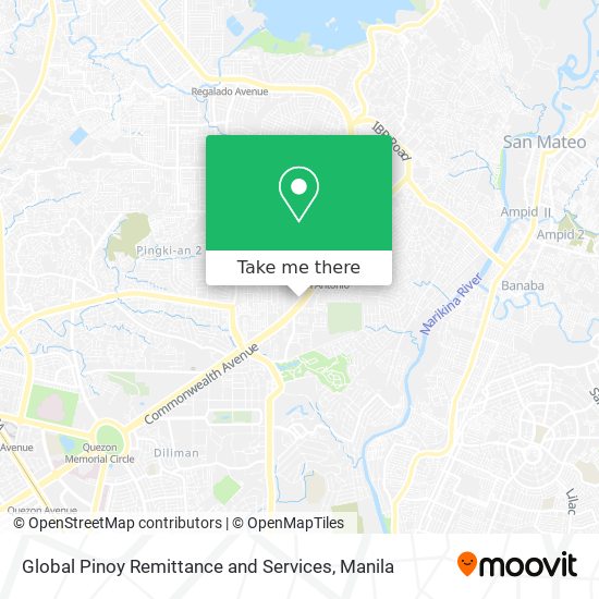 Global Pinoy Remittance and Services map