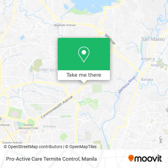 Pro-Active Care Termite Control map