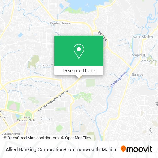 Allied Banking Corporation-Commonwealth map