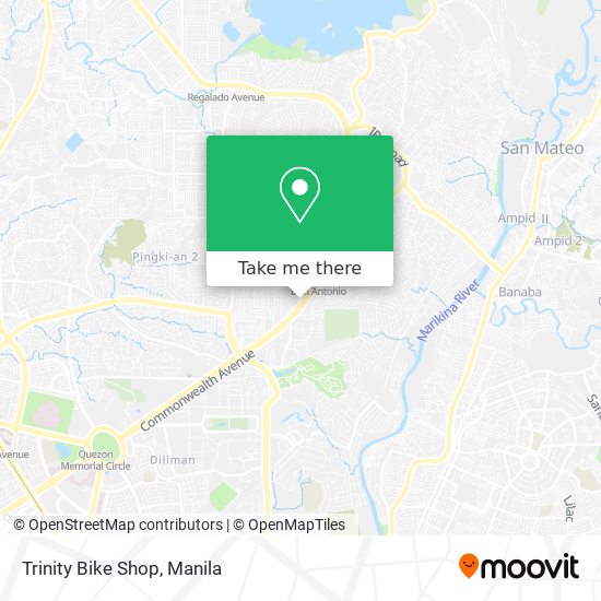 Trinity Bike Shop map