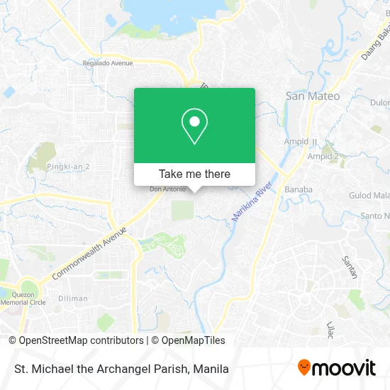 St. Michael the Archangel Parish map
