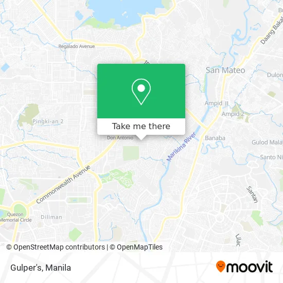 Gulper's map