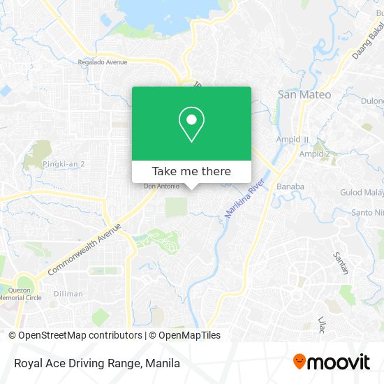 Royal Ace Driving Range map