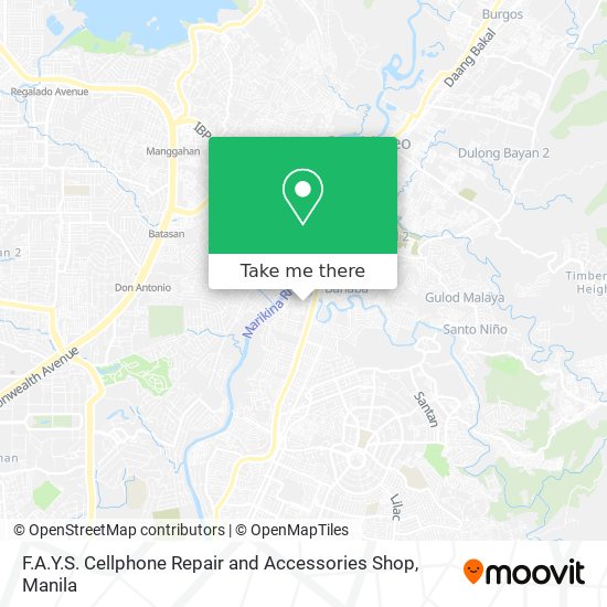 F.A.Y.S. Cellphone Repair and Accessories Shop map