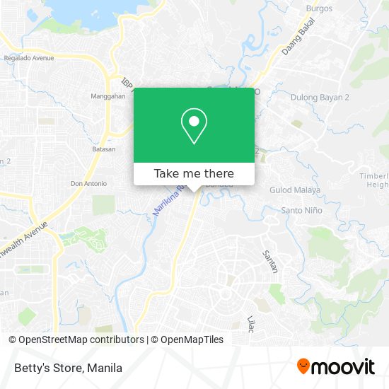 Betty's Store map