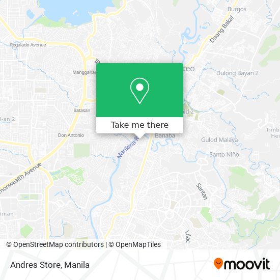 Andres Store map