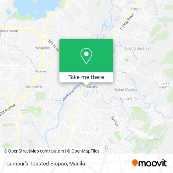 Camsur's Toasted Siopao map