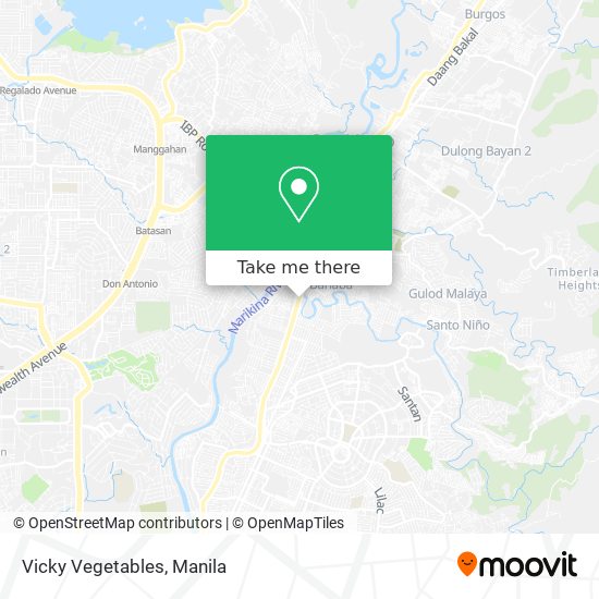 Vicky Vegetables map